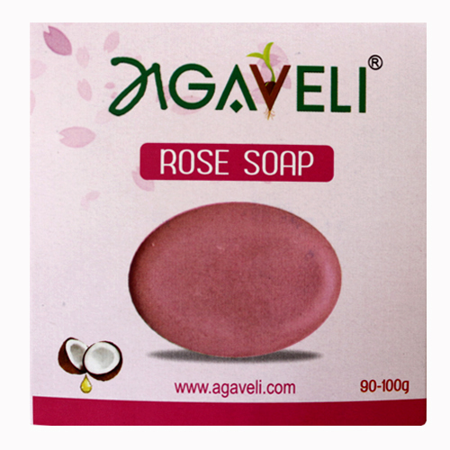 Agaveli - COCONUT OIL SOAP - ROSE 